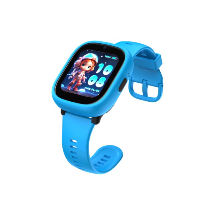 Smartwatch copii 4G cu GPS și apel video KIDDOBOO WatchMe K3 Gen2, Blue/Black, cameră, SOS, control parental, IP68 [4]