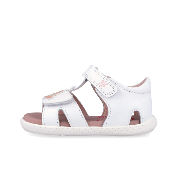 barefoot, fete, din piele, culoare alb, Garvalin [5]
