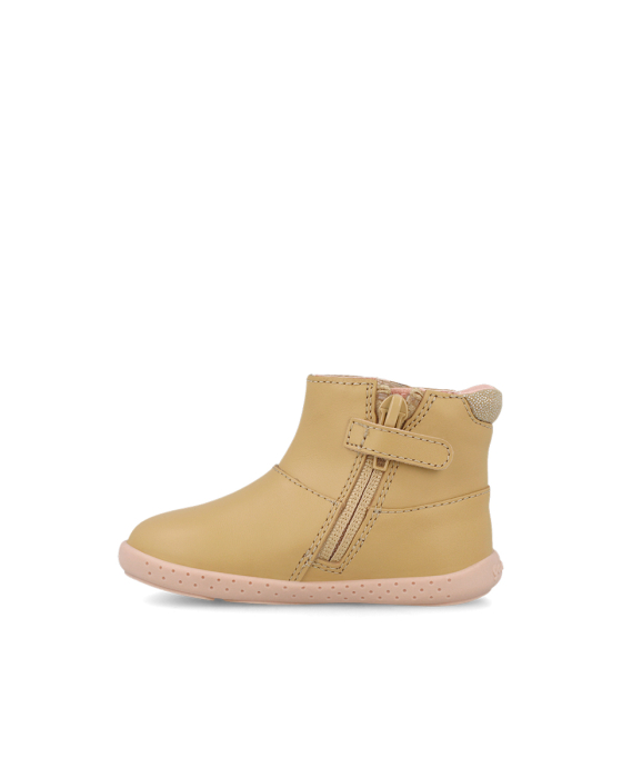 Cizme copii, fete, barefoot, galben cu urs, Garvalin [6]