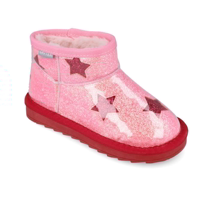 Cizme de iarna îmblănite și impermeabile GRVTEX, fete, Garvalin, roz [3]