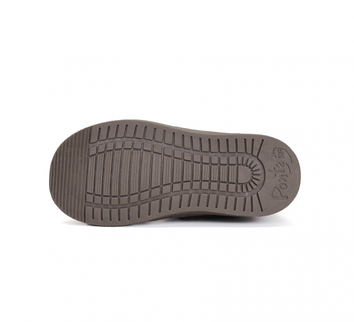 Cizme fete din piele, imblanite - maro DD Step [6]