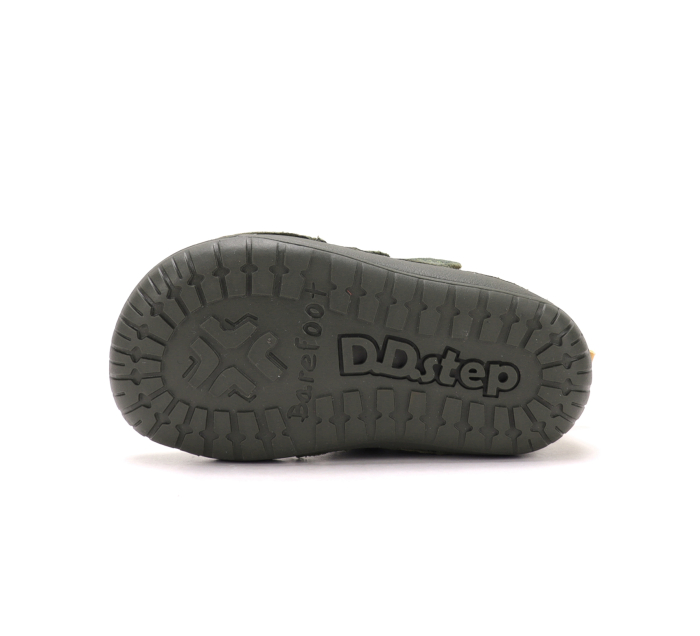 Ghete Copii Baieti DDStep Imblaniti Verde Oliv cu Tigru Brodat W070-62660A - Piele Naturală [7]