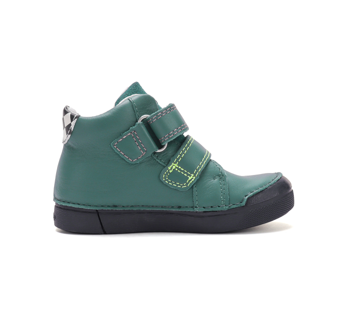 Ghete Copii Băieți DDStep Verde Emerald cu Luminițe LED A068-62454B - Piele Naturală [6]