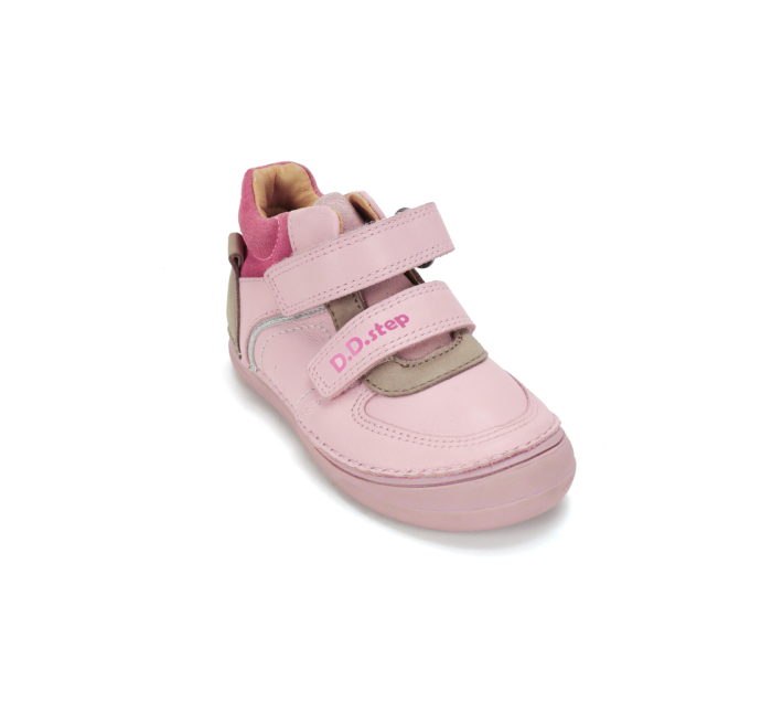 Ghete Copii Fete DDStep Roz A078-62105C - Piele Naturală [2]