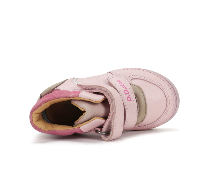 Ghete Copii Fete DDStep Roz A078-62105C - Piele Naturală [5]