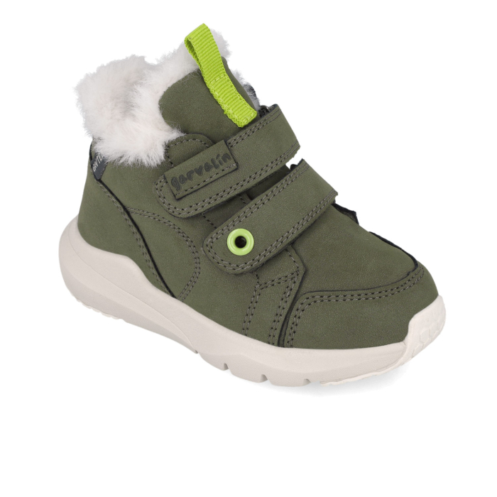 Ghete din piele, îmblănite și impermeabile Garvalin, kaki [3]