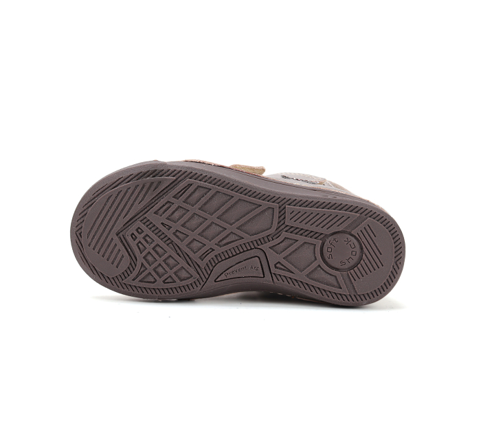 Ghete fete îmblănite și impermeabile din piele naturală, bronz - DDStep [8]