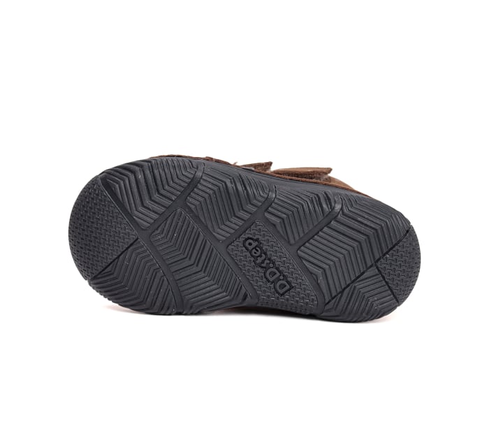 Ghete fete piele naturală îmblănite maro - DDStep [7]