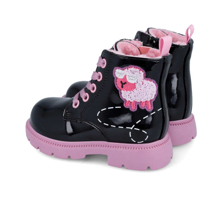 Ghete îmblănite Garvalin, negre [2]