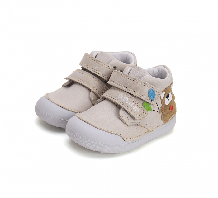 Pantofi baieti din piele naturala,barefoot - DD Step [1]