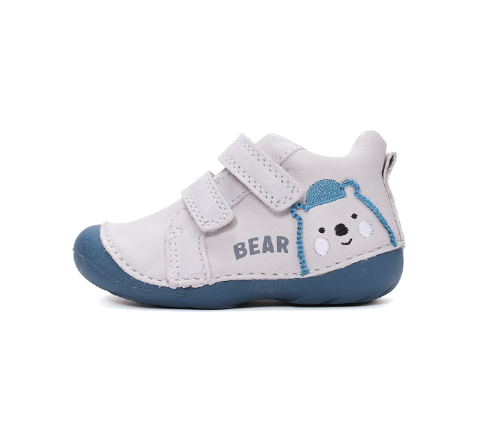 Pantofi băieți din piele naturală, cu ursuleț - DD Step [4]