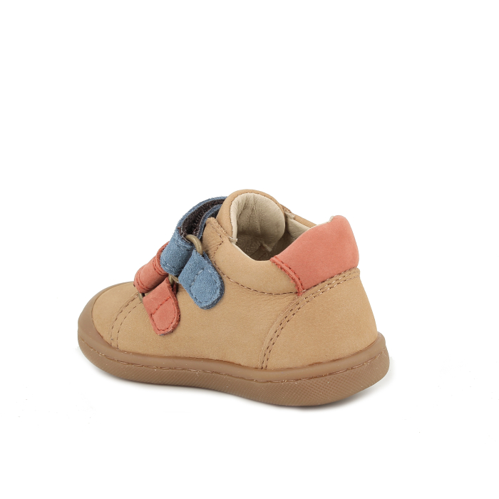 Pantofi baieți din piele naturala nabuc multicolor - Primigi [3]