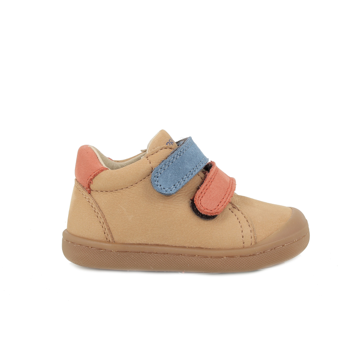 Pantofi baieți din piele naturala nabuc multicolor - Primigi [2]