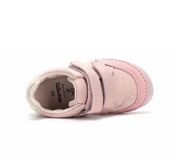 Pantofi Barefoot Copii DDStep Roz Pal S063-62900F - Piele Naturală [3]