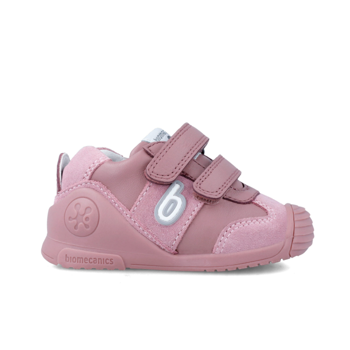 Pantofi clasici sport din piele naturală roz Biomecanics [2]