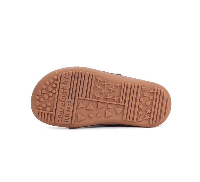 Pantofi copii baieti barefoot, din piele, emerald-DD Step [7]