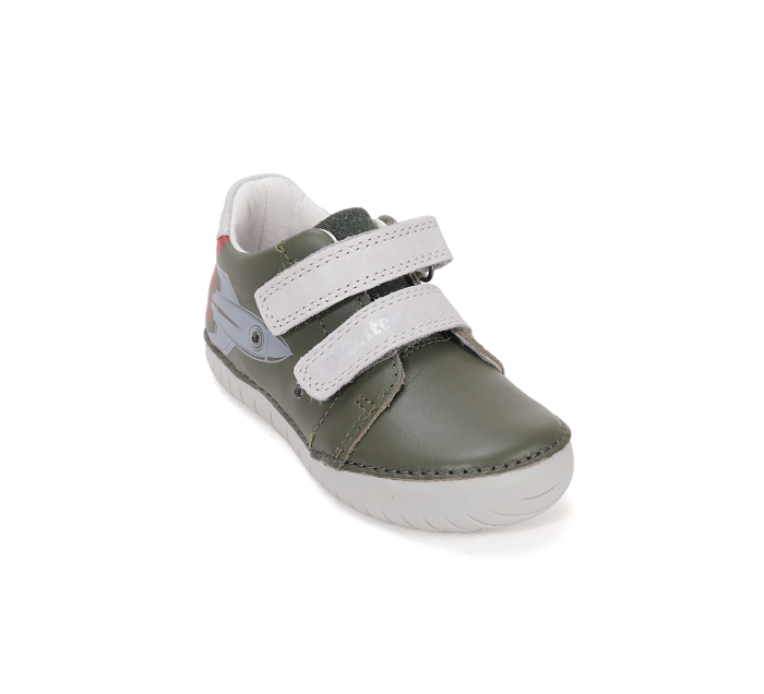 Pantofi copii baieti, din piele cu rachete cu luminite/LED - DD Step [2]