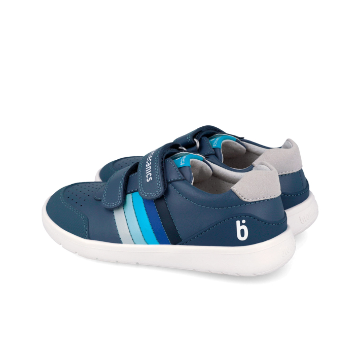 Pantofi copii baieti din piele, wide, albastru - Biomecanics [2]