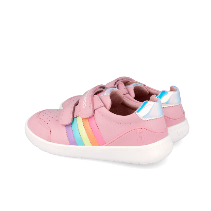 Pantofi copii fete din piele, wide, roz - Biomecanics [2]