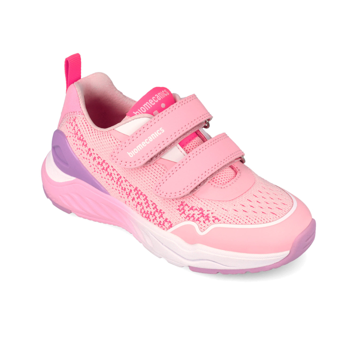 Pantofi copii fete din textil, roz - Biomecanics [2]