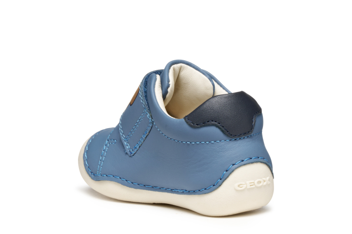 Pantofi copii Geox B3539C 00085 C4128, primii pași – Albastru cu cățeluș [5]