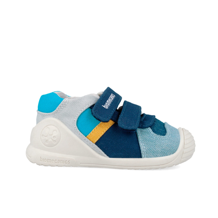 Pantofi copii primii pasi baieti, panza-jeans, Biomecanics [4]