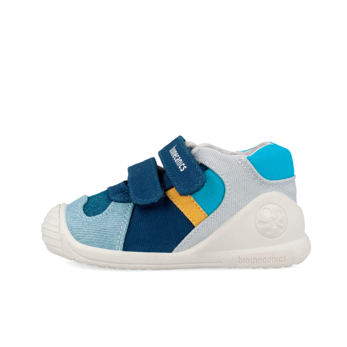 Pantofi copii primii pasi baieti, panza-jeans, Biomecanics [5]