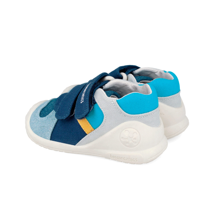 Pantofi copii primii pasi baieti, panza-jeans, Biomecanics [2]