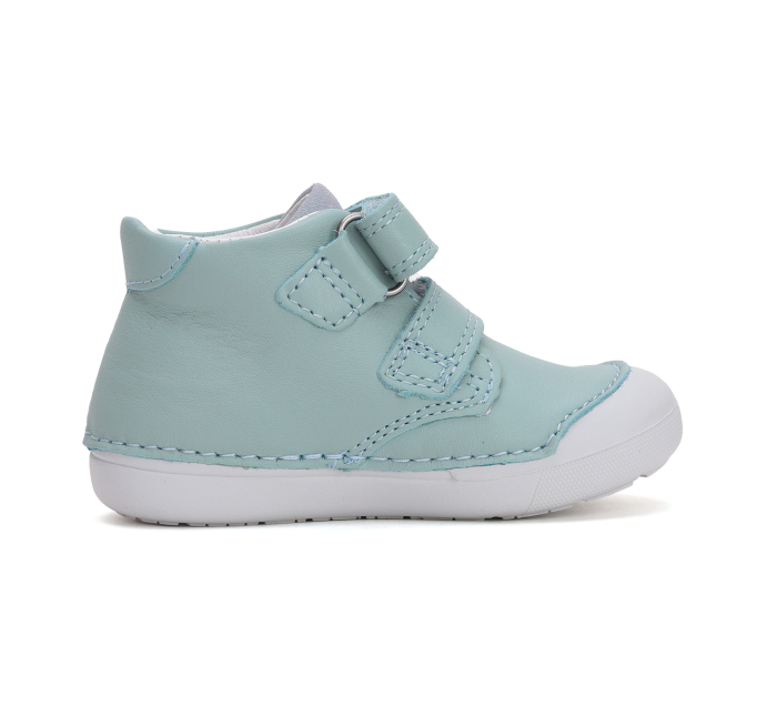Pantofi copii primii pasi, din piele, verde mint DD Step [4]