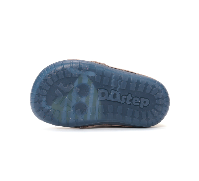 Pantofi din piele naturala baieti barefoot, cu submarin - DD Step [7]