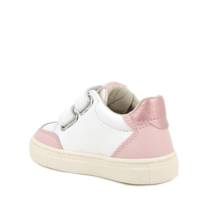 Pantofi din piele naturala fete, alb-roz- Primigi [3]