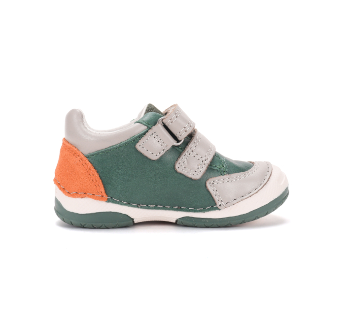 Pantofi Primii Pași Copii DDStep Verde/Portocaliu S038-62241B - Piele Naturală [6]
