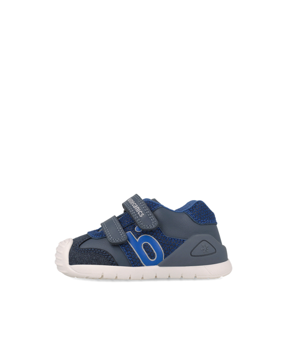 Pantofi sport băieți Biomecanics 261108-D556 Primii Pași, piele naturală - Albastru [4]