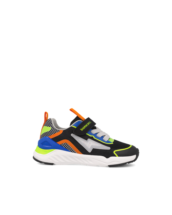 Pantofi sport băieți Biomecanics 261271-A054, ultraușori și respirabili – Negru cu accente electrizante [4]