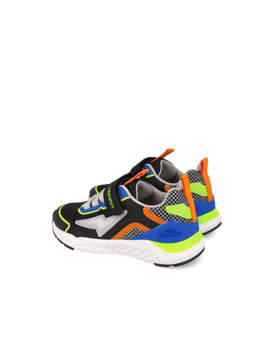 Pantofi sport băieți Biomecanics 261271-A054, ultraușori și respirabili – Negru cu accente electrizante [2]