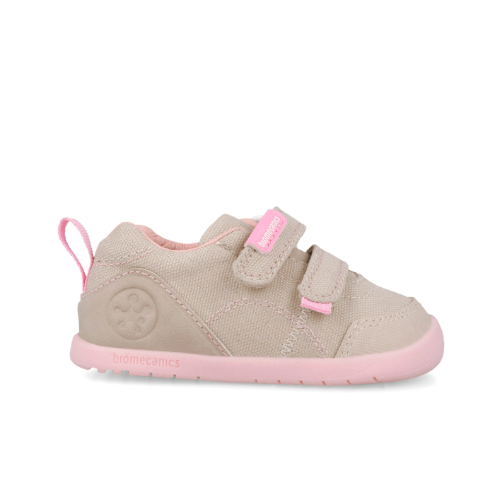 Pantofi sport barefoot canvas gri/roz - Biomecanics [3]