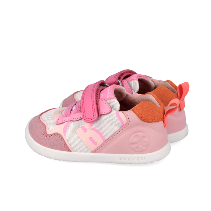 Pantofi sport barefoot primii pași fete, din canvas/textil - Biomecanics [5]