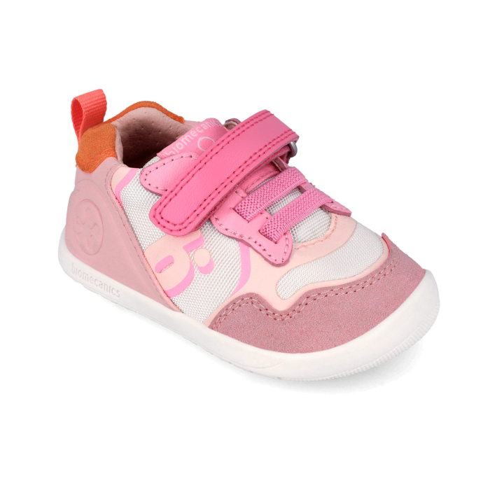 Pantofi sport barefoot primii pași fete, din canvas/textil - Biomecanics [2]