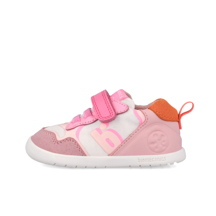 Pantofi sport barefoot primii pași fete, din canvas/textil - Biomecanics [4]