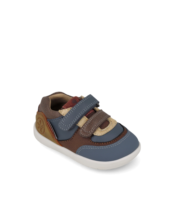 Pantofi sport copii baieti Biomecanics calapod wide&barefoot, Sauvage Petrol din Piele 261151-C556 [2]
