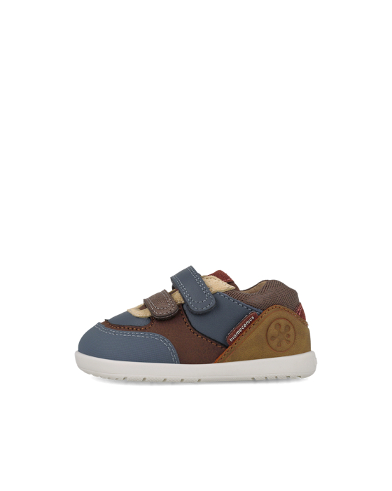 Pantofi sport copii baieti Biomecanics calapod wide&barefoot, Sauvage Petrol din Piele 261151-C556 [4]
