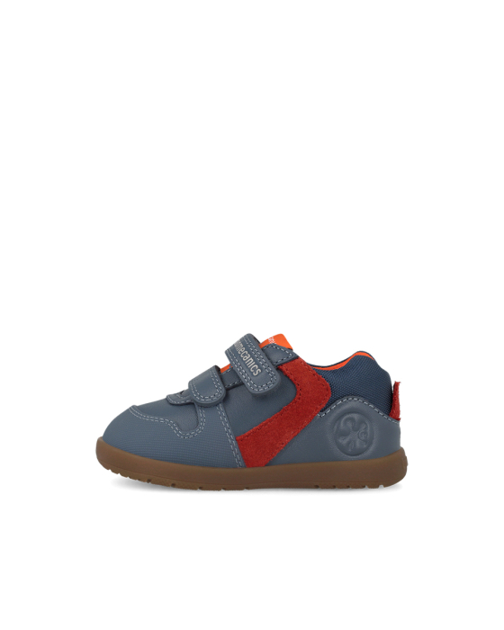 Pantofi sport copii baieti, wide&barefoot, albastru/caramiziu, Biomecanics [5]