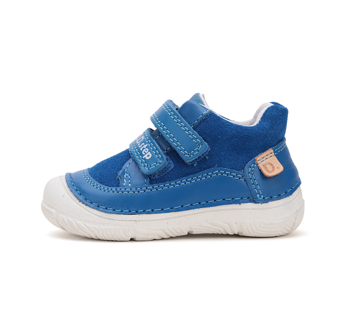 Pantofi sport copii din piele naturala, albastru, DD Step [2]