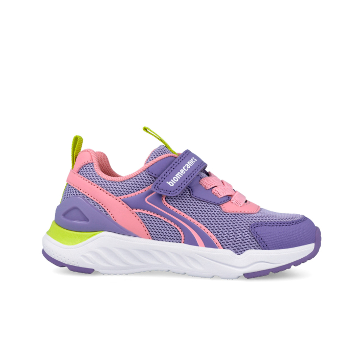 Pantofi sport copii, fete, din textil lila, Biomecanics [5]