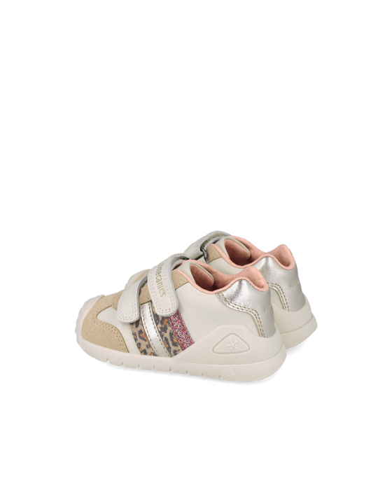 Pantofi sport fete Biomecanics 261109-A695 Primii Pași, piele naturală - Bej / Animal Print [5]