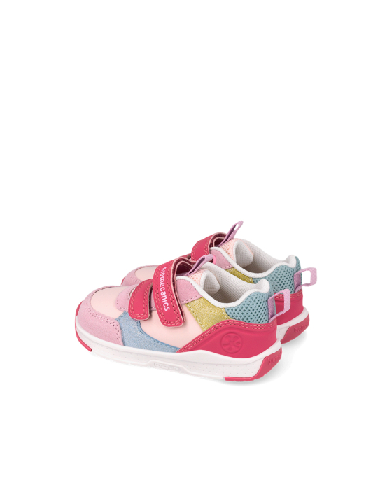 Pantofi sport fete Biomecanics, 261175-C146, Barefoot/Primii Pași, Roz-Bleu [2]