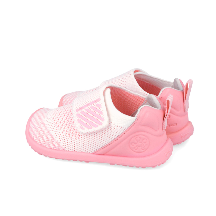 Pantofi sport fete din material textil/plasă elastică, roz, Biomecanics [2]