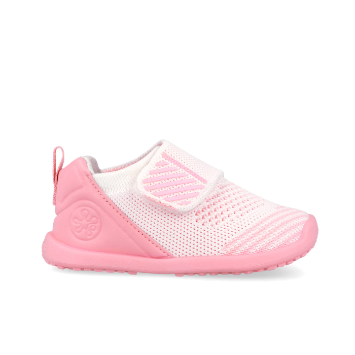 Pantofi sport fete din material textil/plasă elastică, roz, Biomecanics [3]