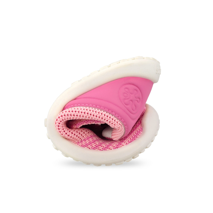 Pantofi sport fete din material textil/plasă elastică, roz inchis, Biomecanics [6]