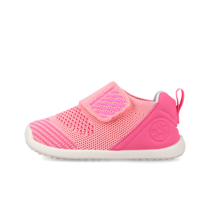 Pantofi sport fete din material textil/plasă elastică, roz inchis, Biomecanics [5]